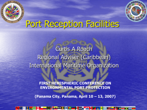 Port Reception Facilities - Organization of American States