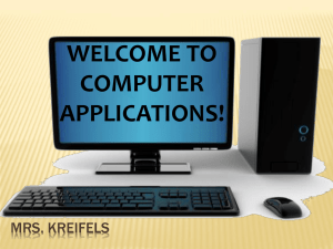 computer applications!