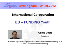 Guido Cools - Brandenburgische Sport Jugend