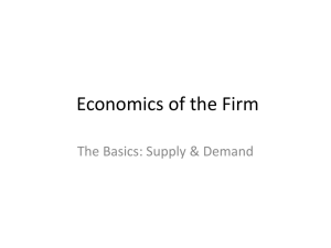 Economics of the Firm - University of Notre Dame