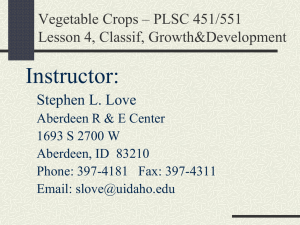 Veg Crops-Lesson 04 Class G&D