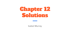 Isabel Murray AP CHEM Chapter 12