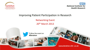 DOWNLOAD the Patients in Research Master Slideset