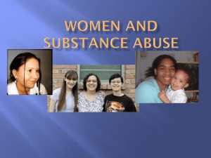 Women and Substance Abuse Presenters