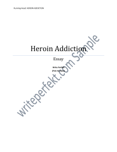 Heroin Addiction - Write Perfekt