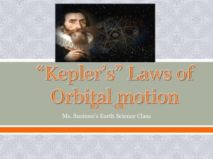 Kepler's laws PPT