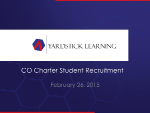 Student Recruitment Strategies - Colorado League of Charter Schools