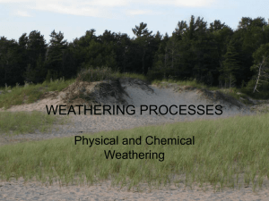 weathering processes - Indiana State University