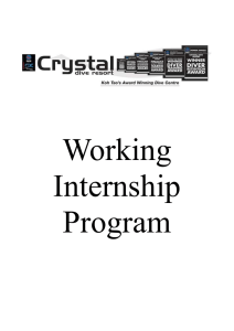 Working Internship Program