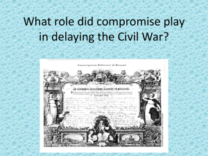 What role did compromise play in delaying the