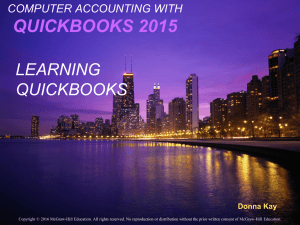 Computer Accounting with QuickBooks Pro 2011