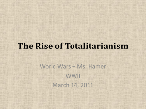 SPRING2011-WWII-Notes-1-Rise-of-Fascism