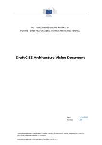 Draft CISE Architecture Vision Document