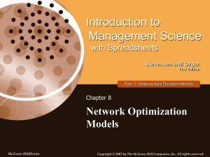 Introduction to Management Science 1e.