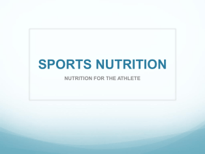 SPORTS NUTRITION