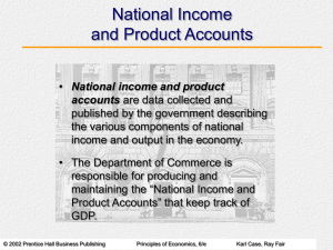 Measuring National Output and National Income