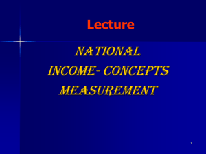 Final Lecture ppts on national income
