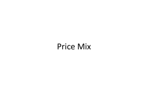 Price Mix