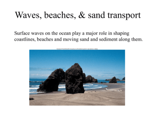 Waves, beaches, sand transport