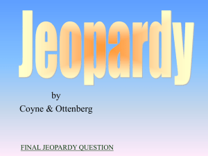 Jeopardy - Loudoun County Public Schools