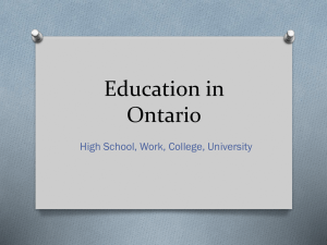 Education in Ontario - Greenwood Secondary School