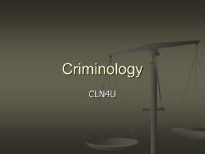 Criminology - Meant4Teachers.com
