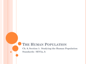 The Human Population - McEachern High School