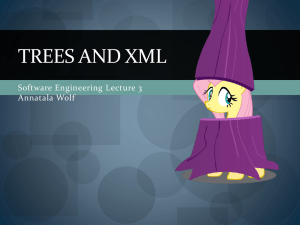 Trees and XML