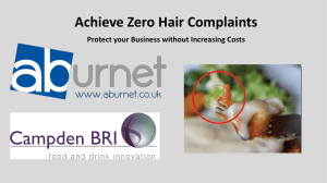 Achieve Zero Hair Complaints Protect your Business