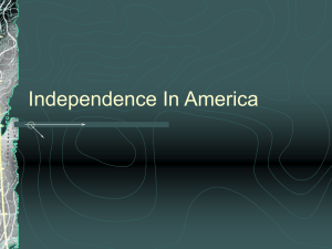 Independence In America