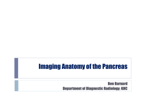 11.Imaging Anatomy of the Pancreas