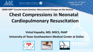 Chest Compressions in Neonatal