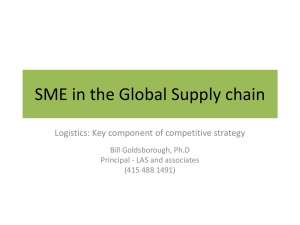 SME in the Global Supply chain