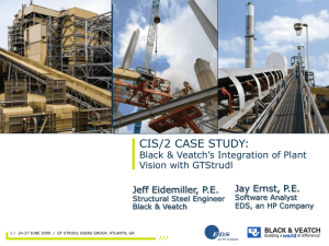 Black & Veatch's Integration of Plant Vision with GTStrudl