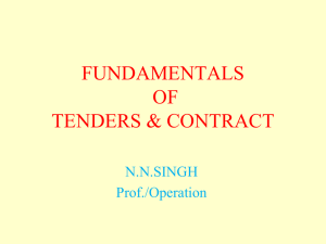 tendersandcontracts - Indian Railways Institute of Transport