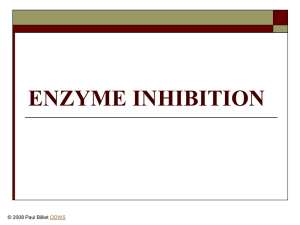 Enzyme Inhibition