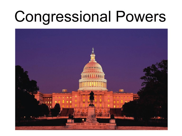 What Is Only Congress Has The Power To Declare War