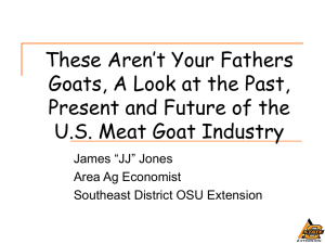 Goat Industry in the U.S. and Oklahoma