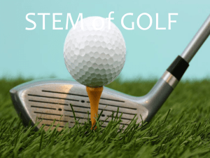 STEM of GOLF