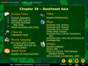 PPT: Southeast Asia Comprehensive