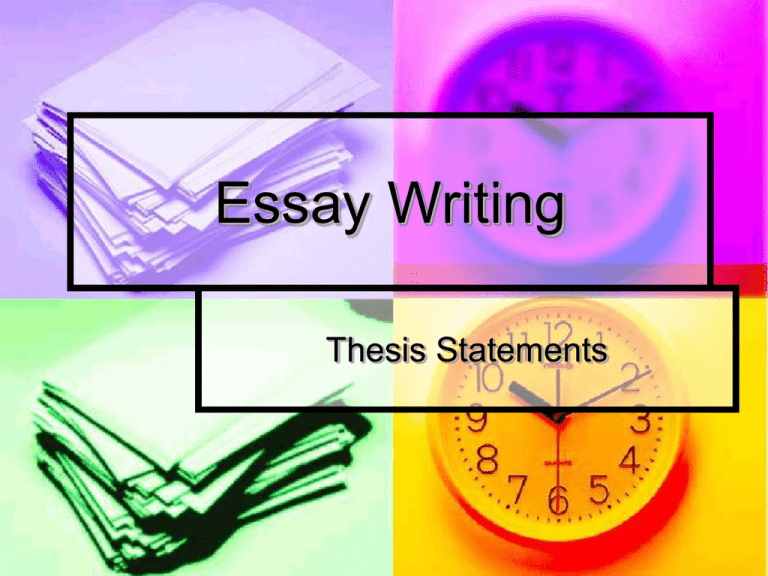 thesis field meaning