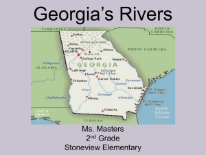 Georgia Rivers by Ms. Masters