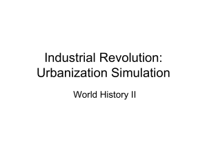 Urbanizatin Simulation