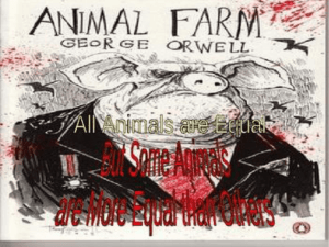 Animal Farm - Elgin Local Schools