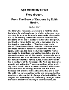 Fiery dragon text.