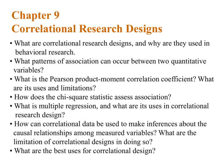 descriptive correlational qualitative research design
