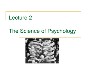 Science of Psychology