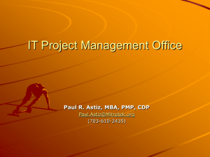 Setting Up a Project Management Office