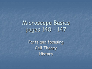 Chapter 5 Page 140 - 141 Microscope Basics