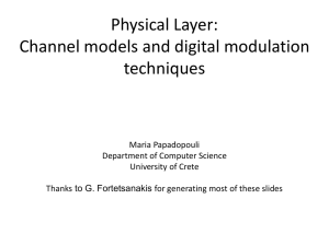 Channel models digital modulation